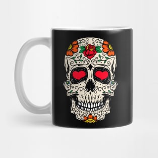 colorful Sugar Skull Mug